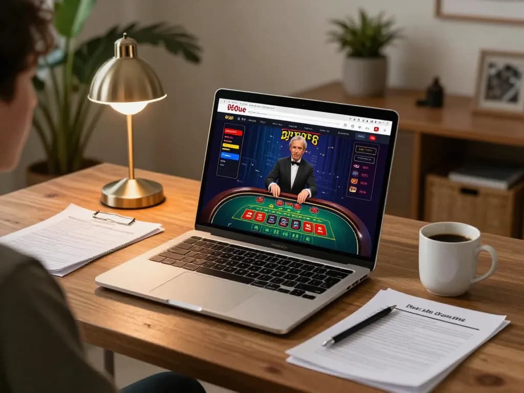 Player engaged with 98win online casino interface showcasing live dealer gameplay.