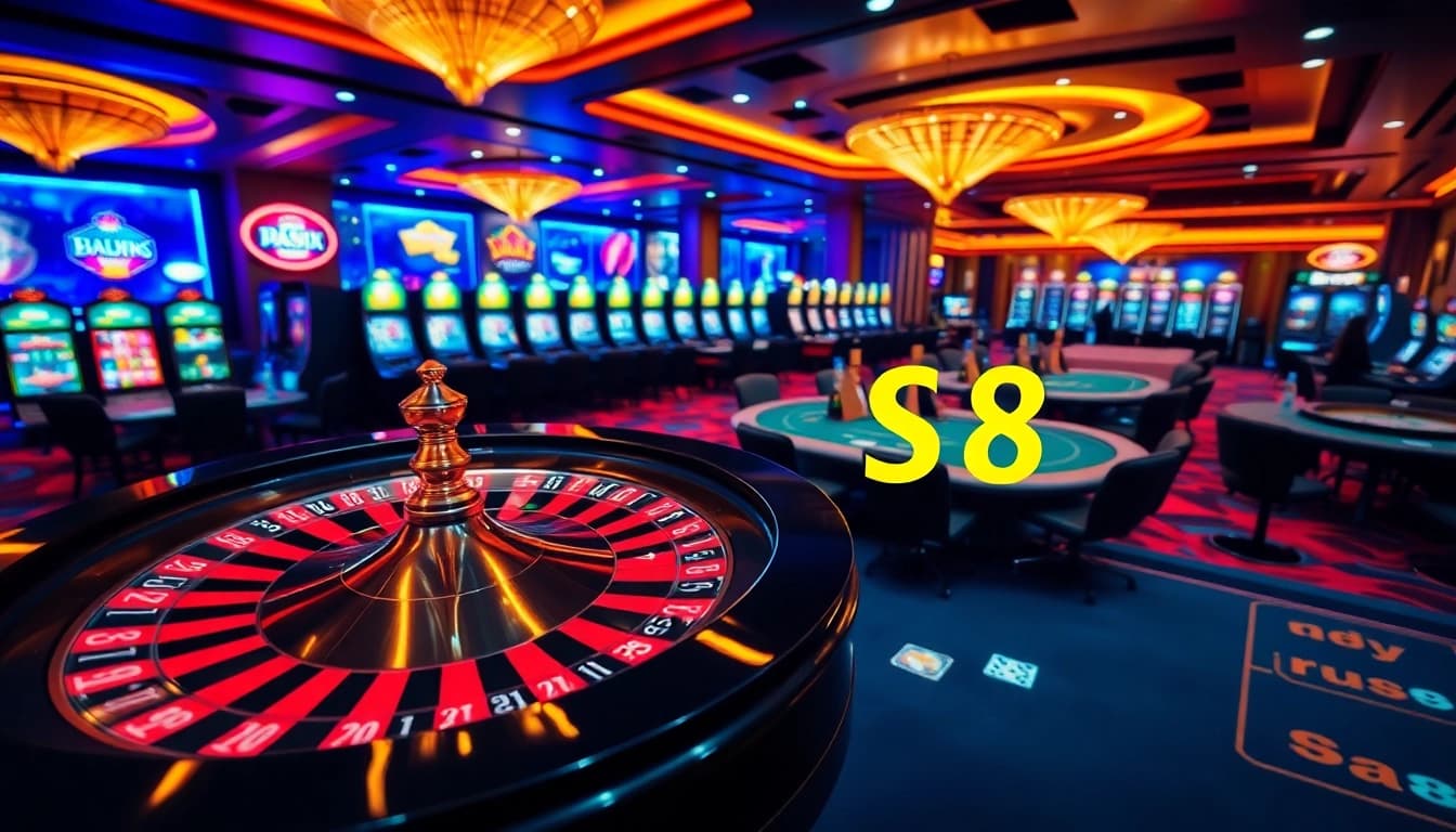 Experience the excitement at Nhà Cái S8 with vibrant casino games and thrilling gambling action.