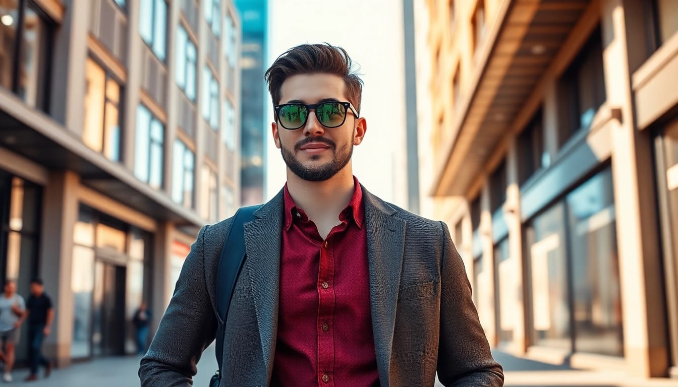 Ontdek de lifestyle trends op https://menlife.be met een moderne man in een stijlvolle omgeving.