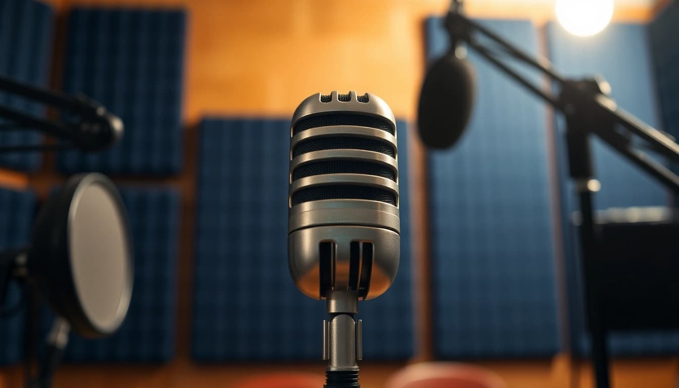 Capture engaging audio moments with https://www.westcentralsbest.com in a stylish radio studio.