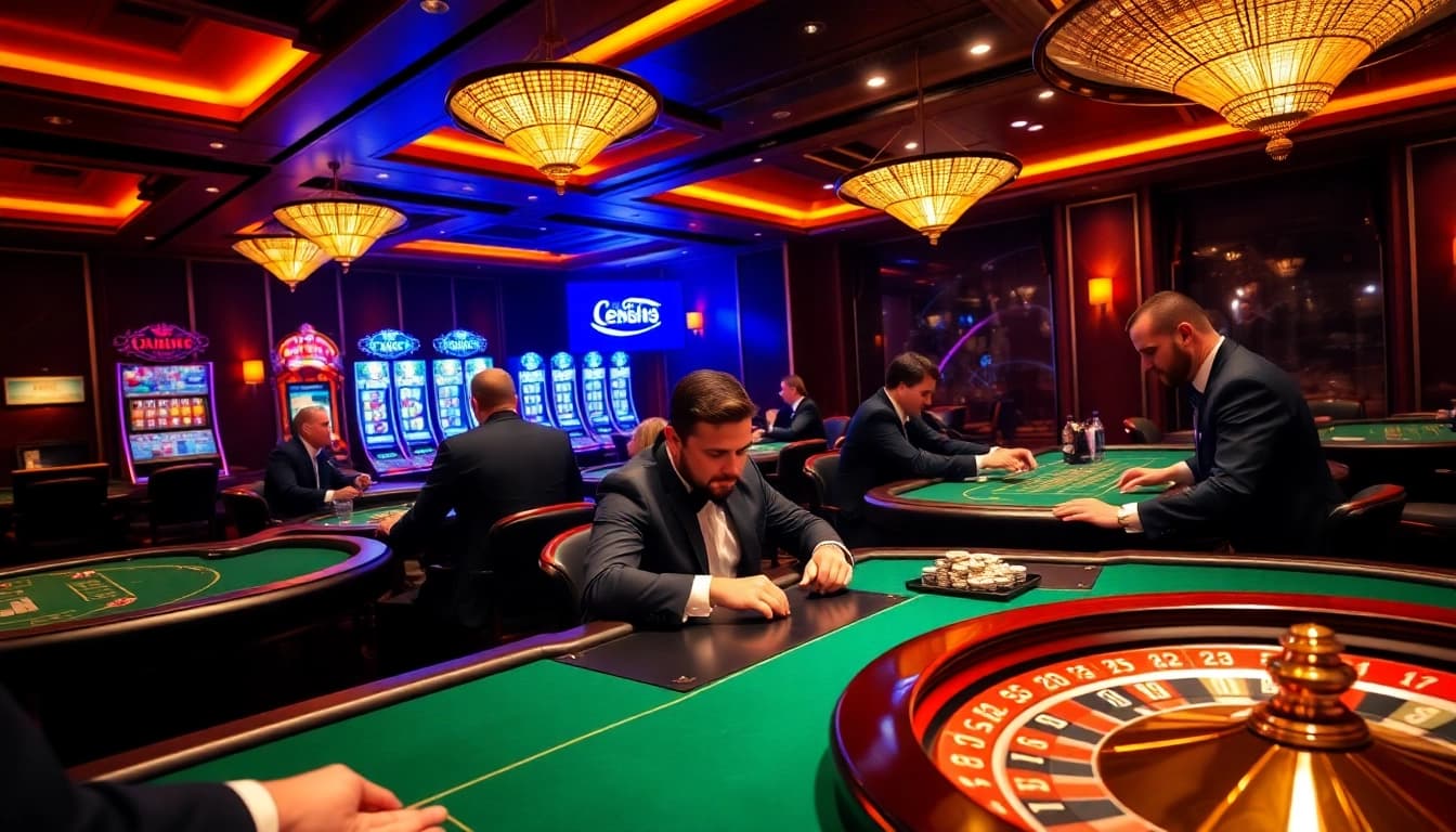 Experience the thrill of high-stakes gambling at https://new88.gold/ with exciting casino tables and intense players.