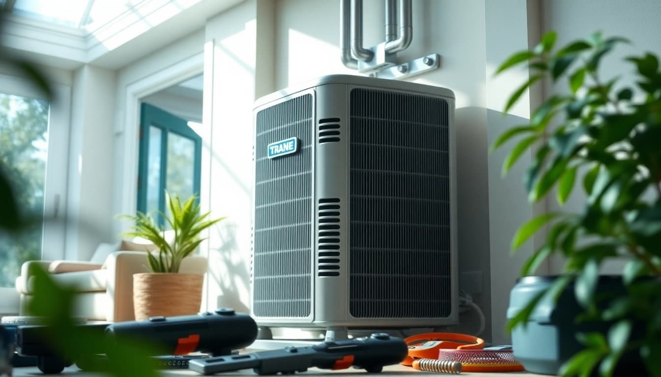 Install quality Trane Alberta systems in a modern home environment.