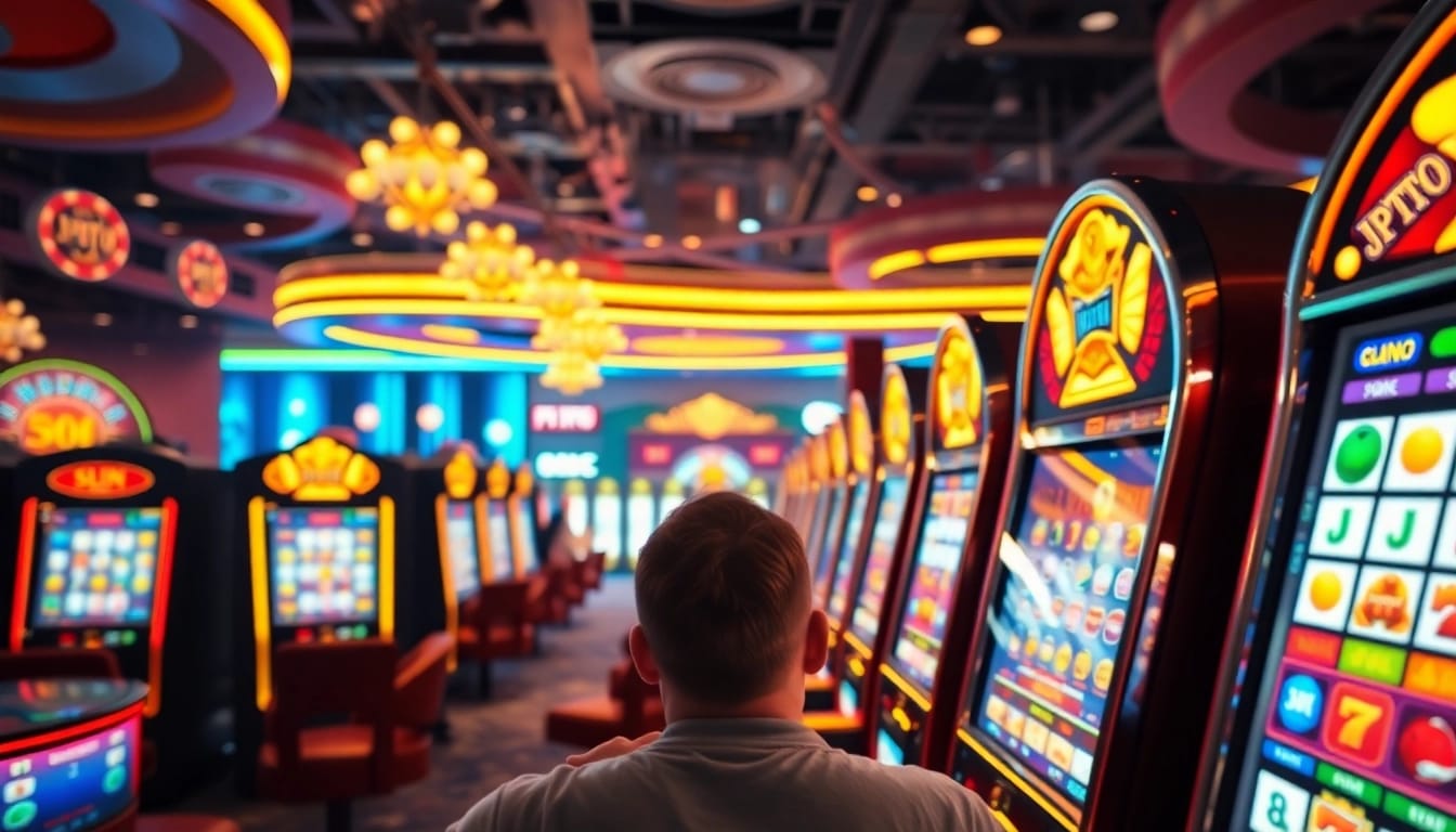 Rasakan kemenangan mendebarkan di mesin slot JPTOTO yang menarik dalam kasino yang penuh warna.
