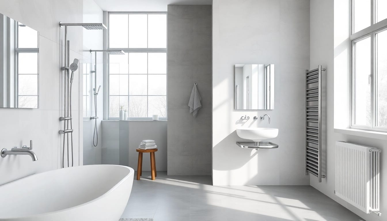 Gestalte dein Bad mit Sonni sanitär Produkten für einen eleganten Look und Komfort.