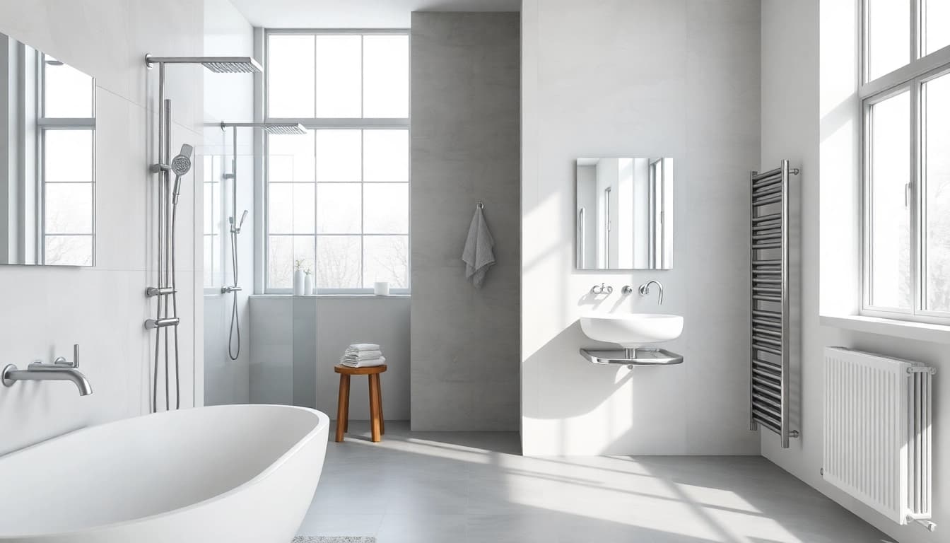 Gestalte dein Bad mit Sonni sanitär Produkten für einen eleganten Look und Komfort.