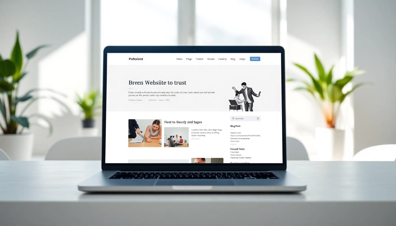 Interactive design elements from https://www.ound-ound.com showcased on a modern workspace laptop.