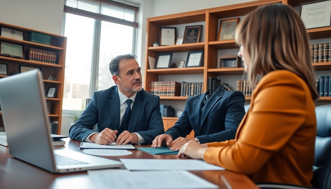 San Antonio truck accident lawyer providing expert legal consultation to a client.