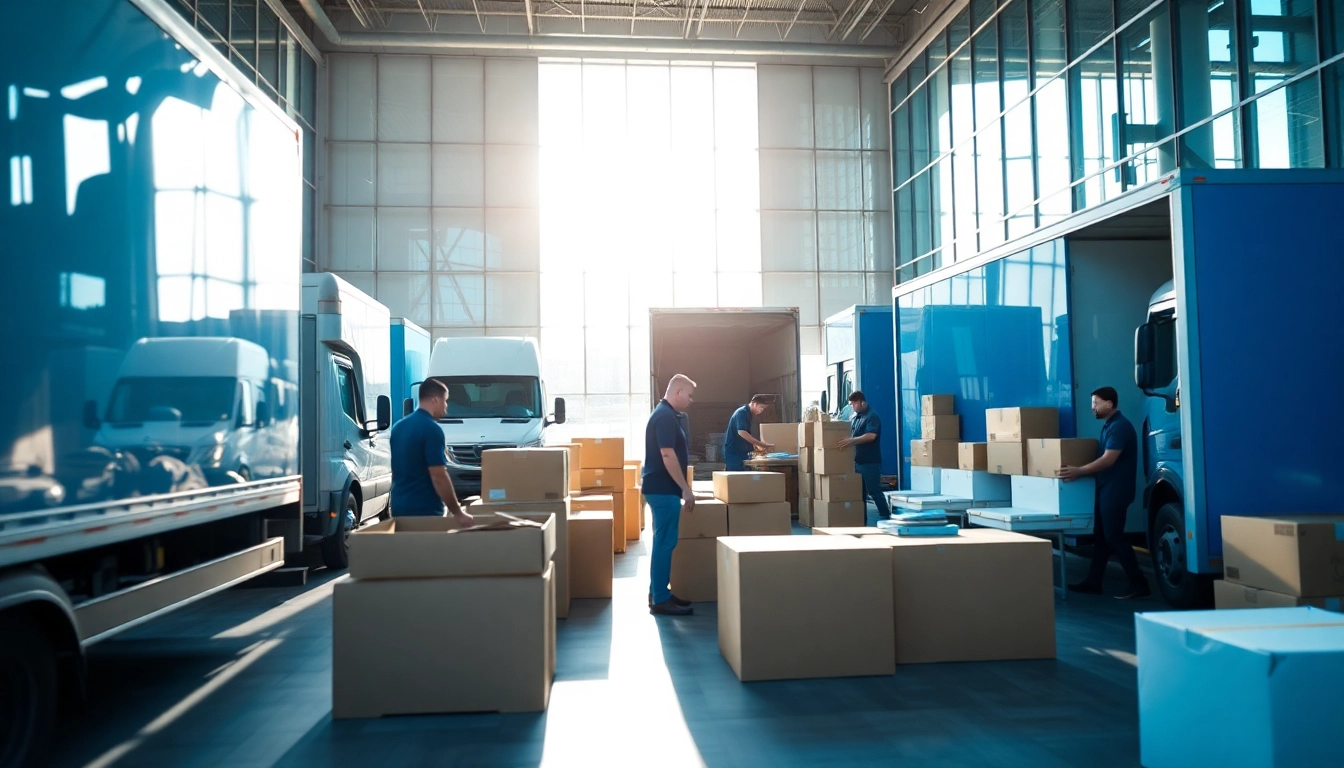 Efficient movers organizing office space for Commercial Moving Services Savannah GA.