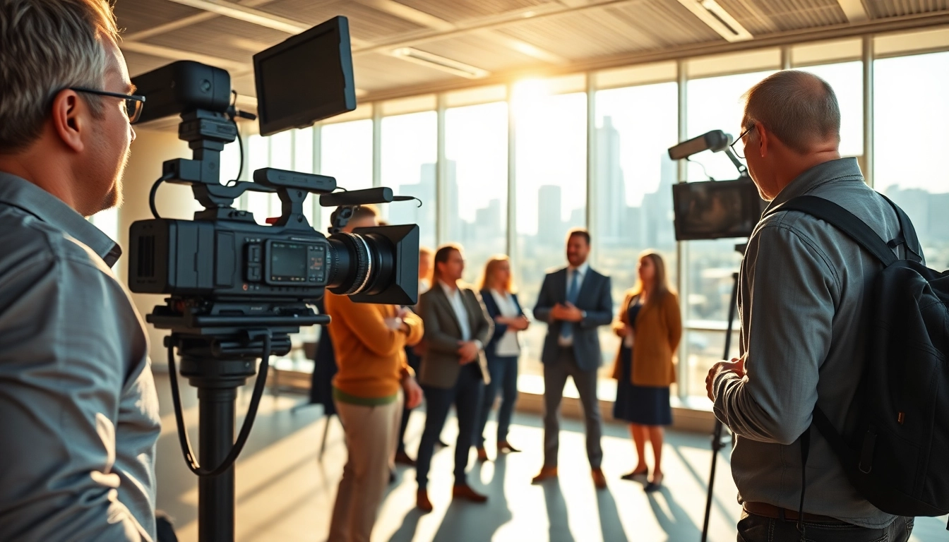 Showcasing Phoenix Video Production, a team capturing a professional corporate event in vibrant Phoenix.