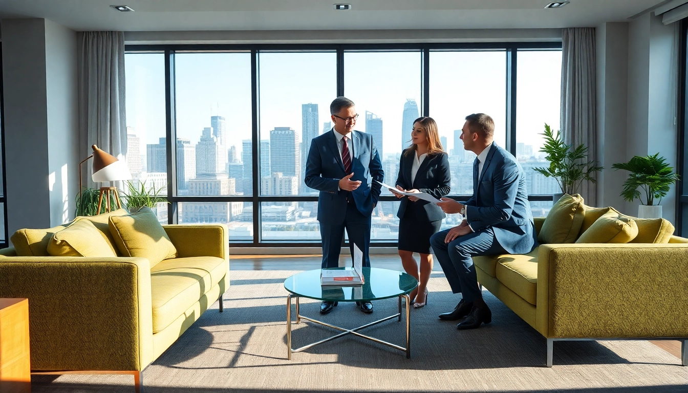 Illustration of legacy bridge financial strategies being discussed in a professional office environment.
