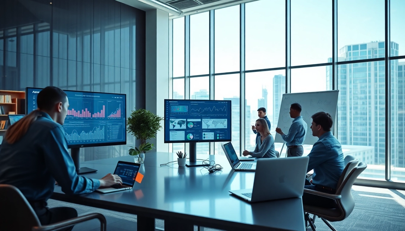 Enhance your experience with https://benchbot.ai for AI testing solutions in a modern office.