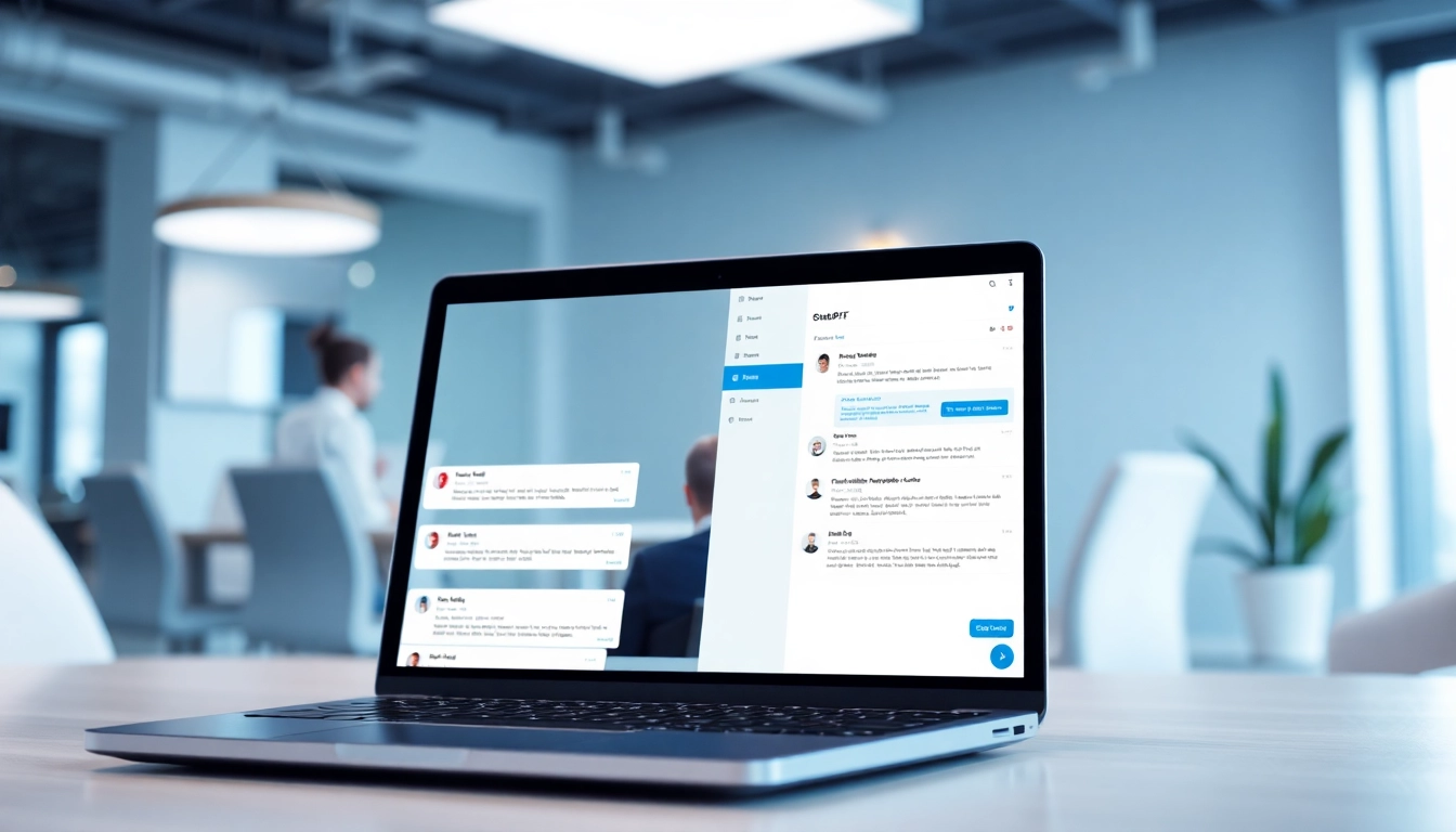Convert chats to PDFs using https://chattopdf.app with a user-friendly interface in a modern office.