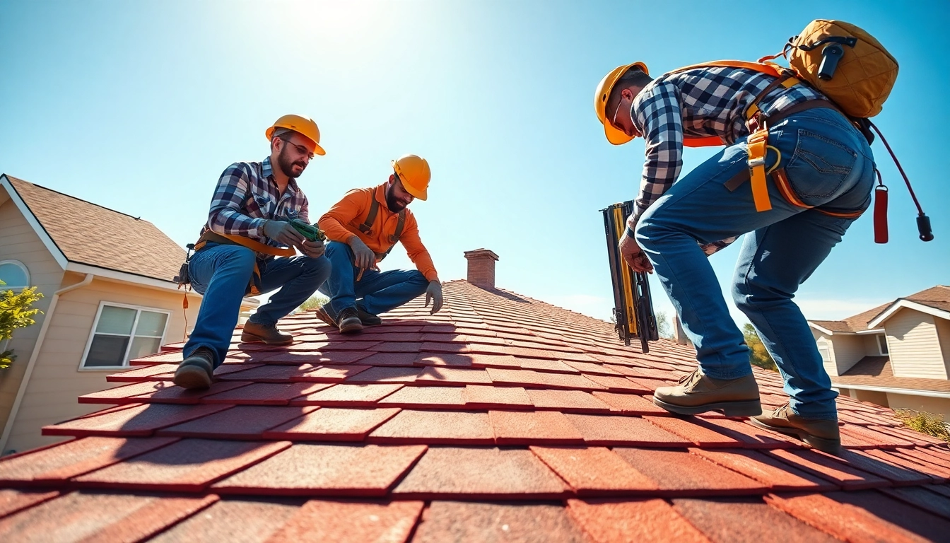 Installing Twin Shield Roofing shows a reliable professional roofing team in action.