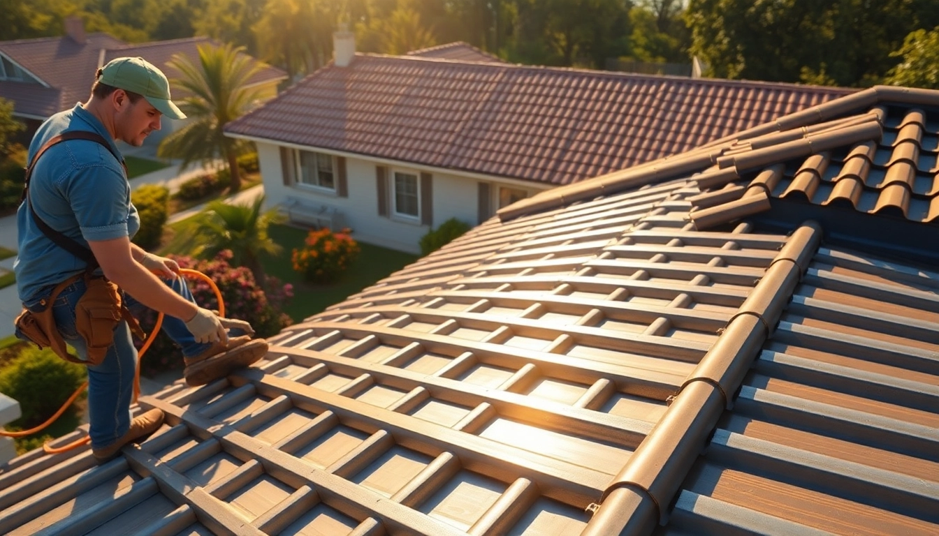 Showcasing metal roofing installation on a suburban home, highlighting quality and craftsmanship.