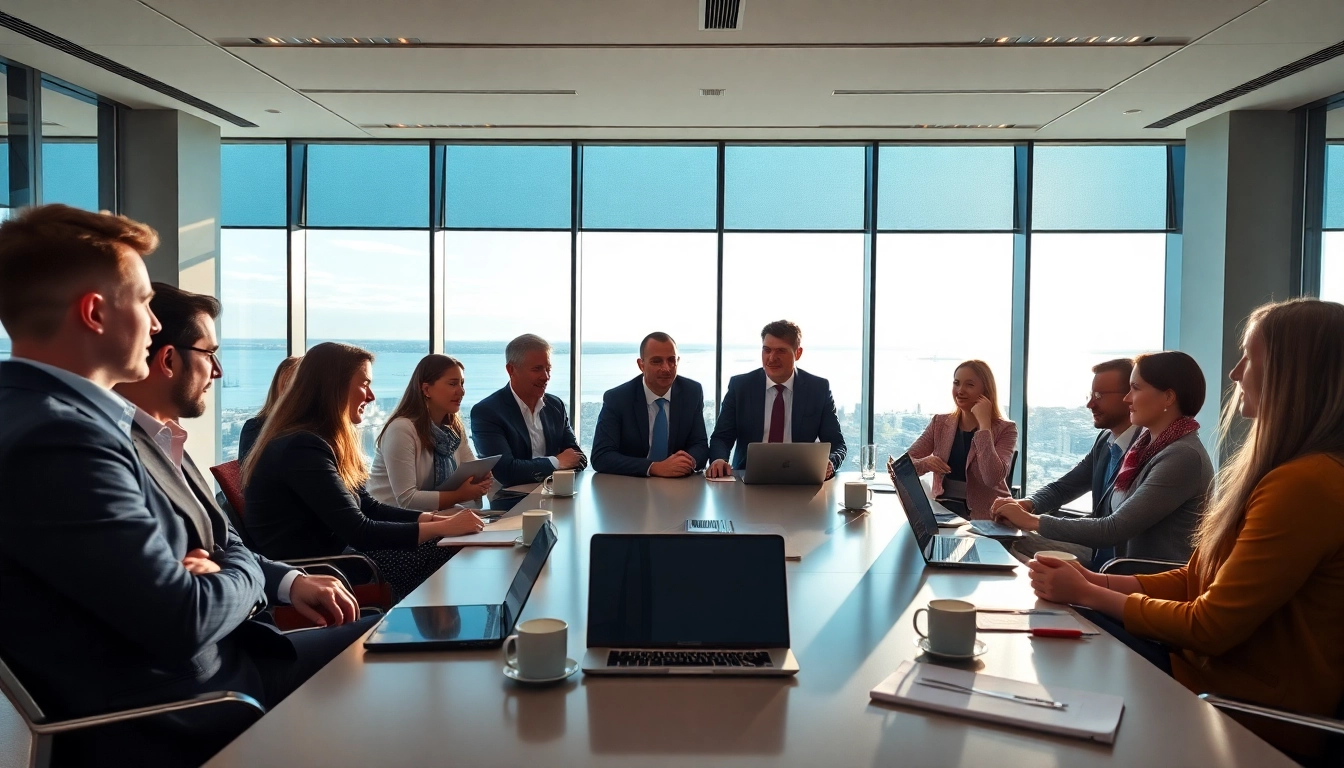 Engaging business professionals at https://oresundbusinessmeeting.se during a collaborative meeting.