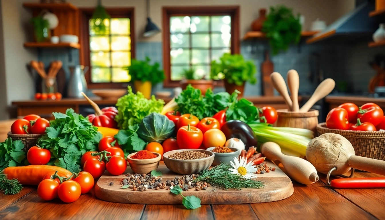 Engaging cooking scene featuring ingredients and tools for recipesalexarciab.com.