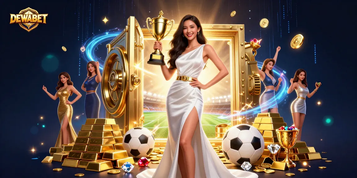 Experience thrilling wins at DEWABET with sports betting excitement and lavish casino elements.