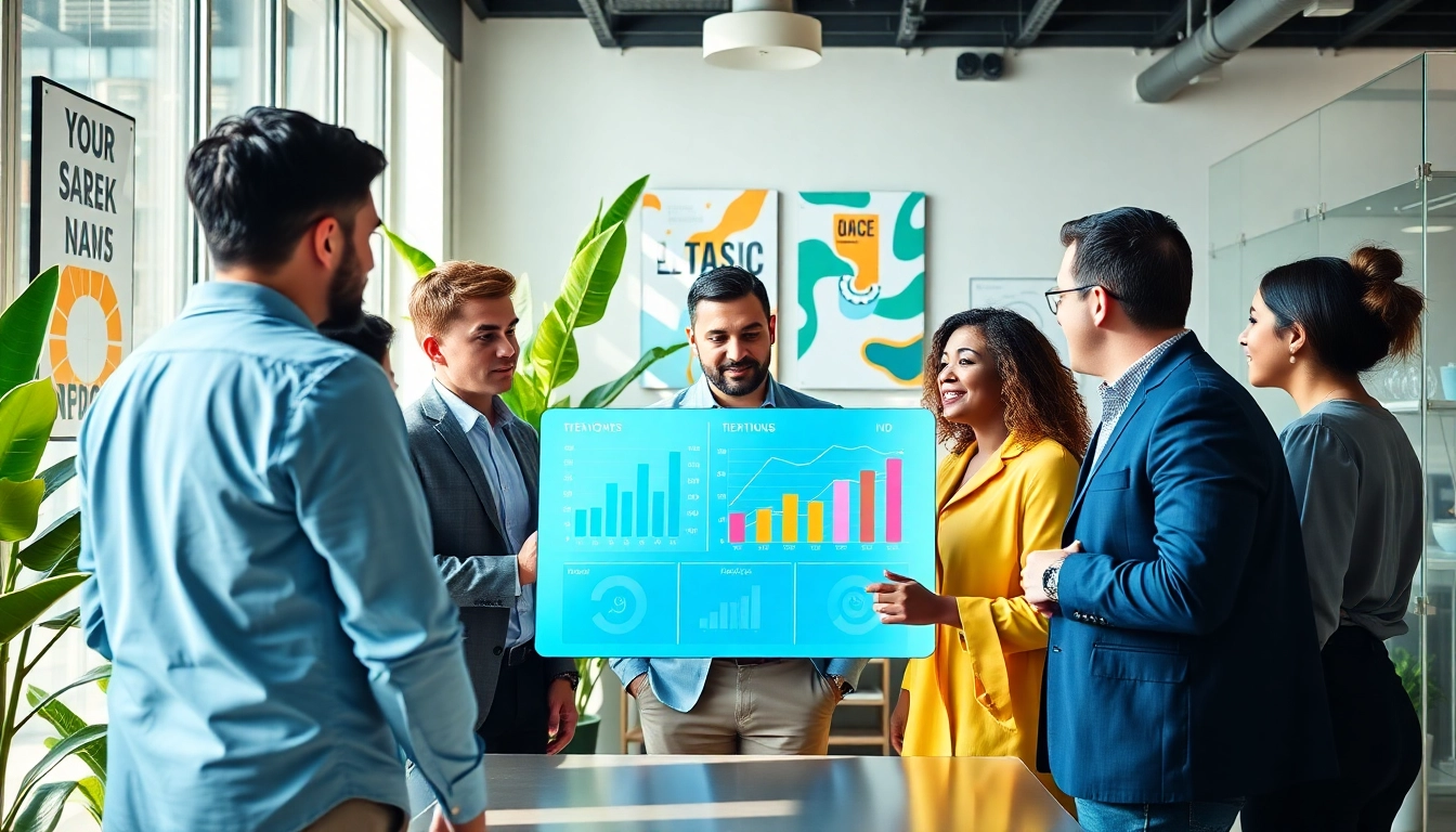 Discover the best job boards for salespeople through dynamic collaboration in a modern office.