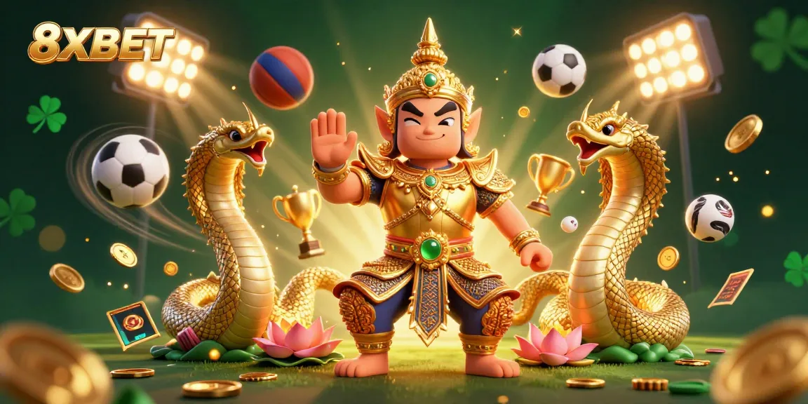 Engage with 8XBET through dynamic sports betting in a richly illustrated scene