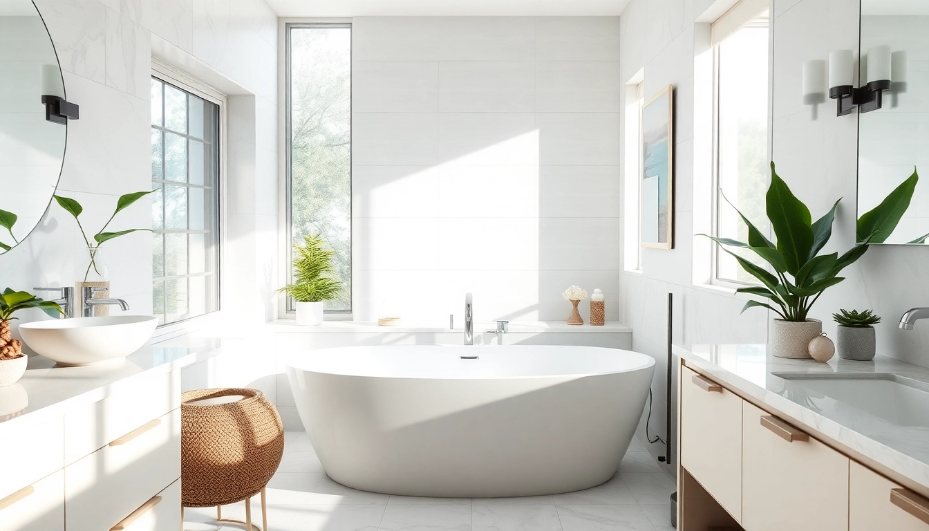 Revitalize your space with a stunning bathroom renovation featuring elegant fixtures and natural light.