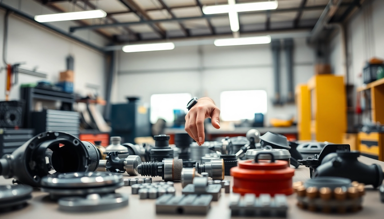 Assessing OEM Replacement parts in a professional automotive workshop.