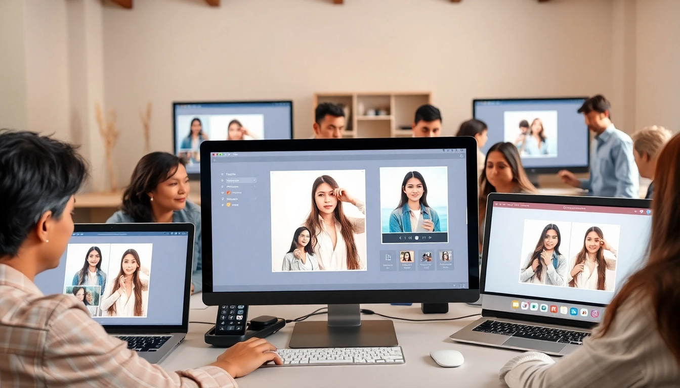 Make image square using a user-friendly online tool with vibrant visuals and diverse users.