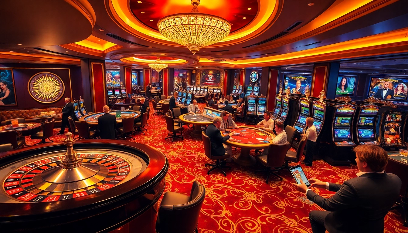 Experience thrilling games at https://f168info.com/ with luxurious casino tables and vibrant slot machines.