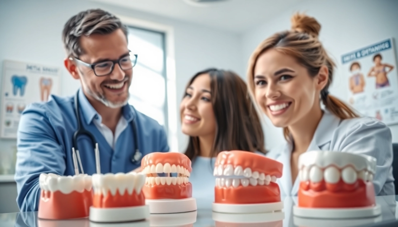 An engaging orthodontic session at level orthodontics north showcasing a professional consultation.