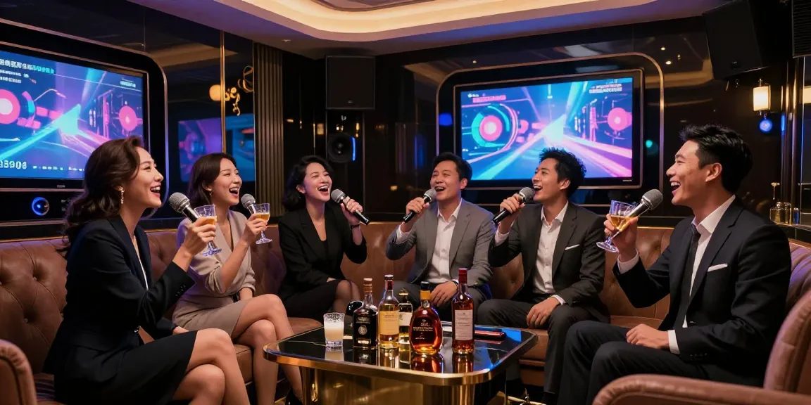 강남쩜오에서 프라이빗한 파티를 즐기는 전문 인사들, 고급스럽고 세련된 분위기 속에서 즐거운 시간을 보내고 있습니다.