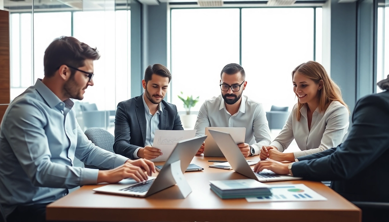 Assist Quickplus Business Consultants with strategic planning and collaboration in a bright office.