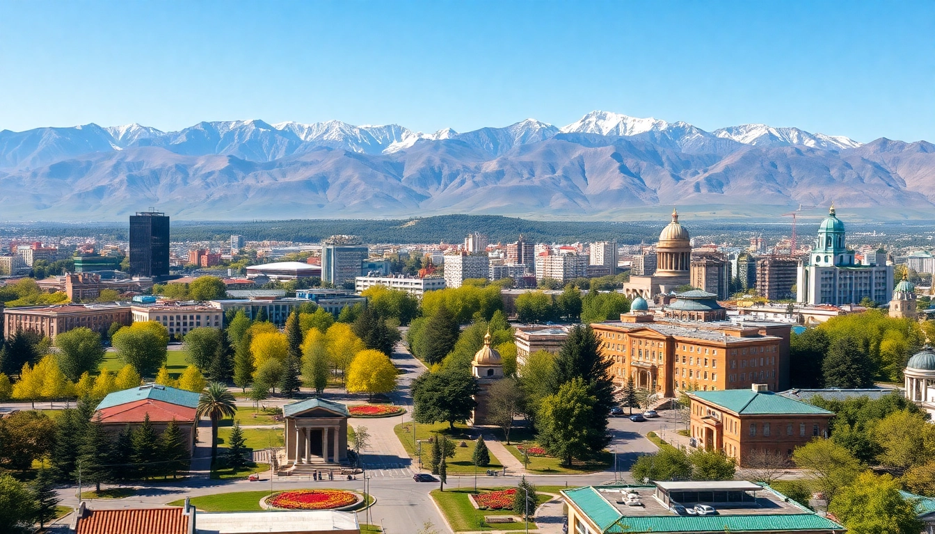 Experience the stunning landscape of Almaty, Kazakhstan, through vibrant city and mountain views at https://albmaftoh.com.