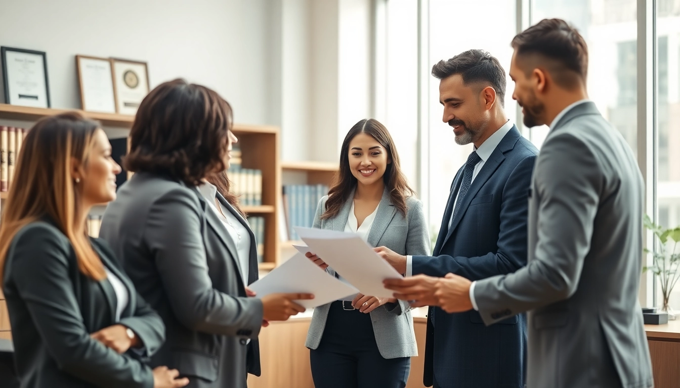 Consultative interaction between clients and legal experts at https://www.agslawfirm.com showcasing professionalism.