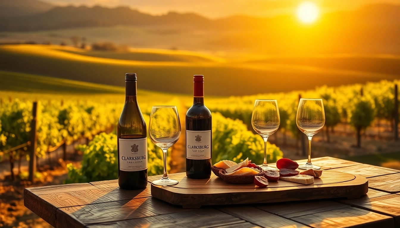 Showcasing Clarksburg wines in a vineyard, paired with a charcuterie board.