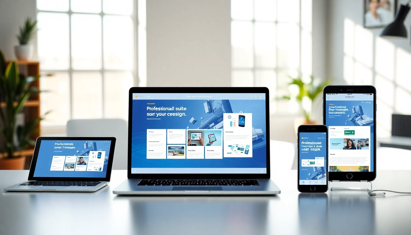 Explore the professional user interface design on devices like laptops and smartphones at https://frontidas.com.
