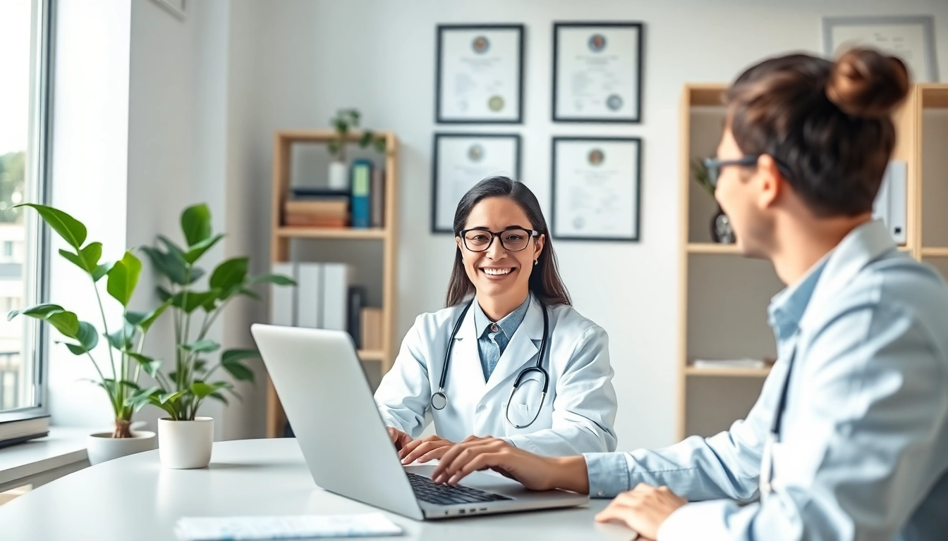 Experience affordable online doctor consultation with a friendly physician engaging online.