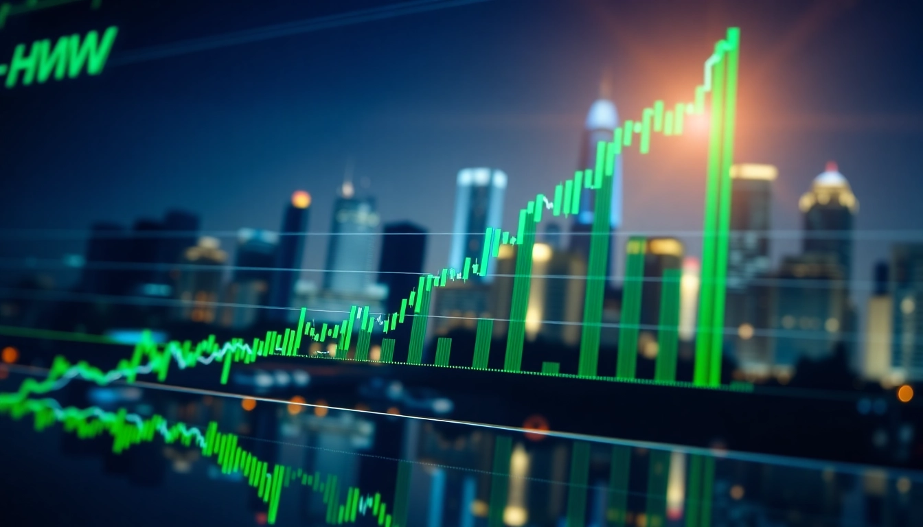 Evaluate HWM stock price trends with an upward chart illustrating market growth.