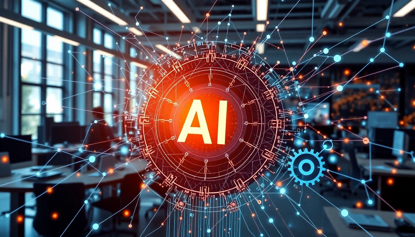 Visual representation of generative engine optimization showcasing dynamic AI algorithms in action.