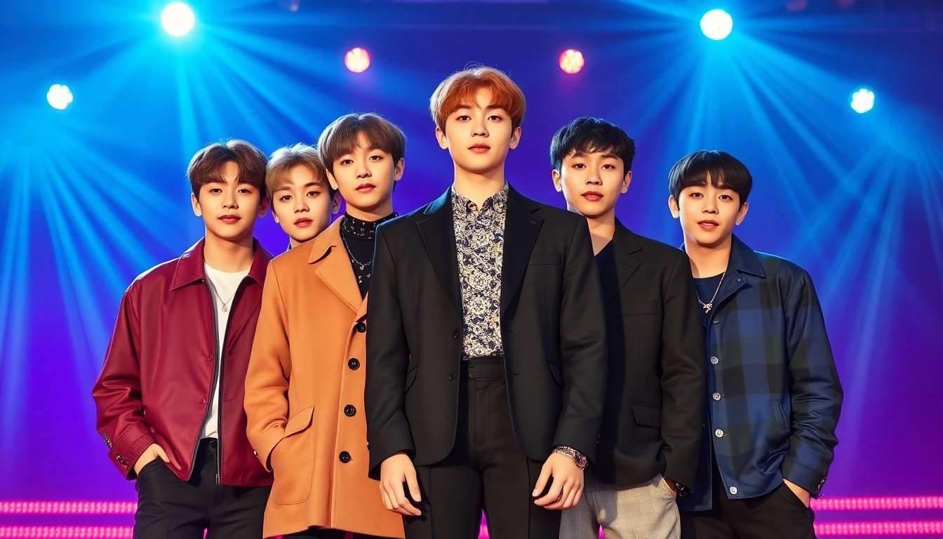 BTS members showcasing their unique styles and camaraderie on stage.