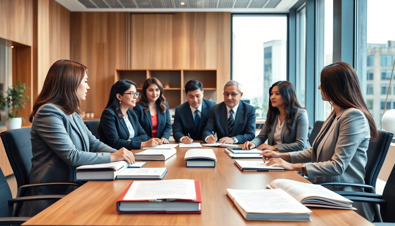 Collaborative team meeting at https://www.steinhardtlawfirm.com highlighting legal expertise in a professional setting.