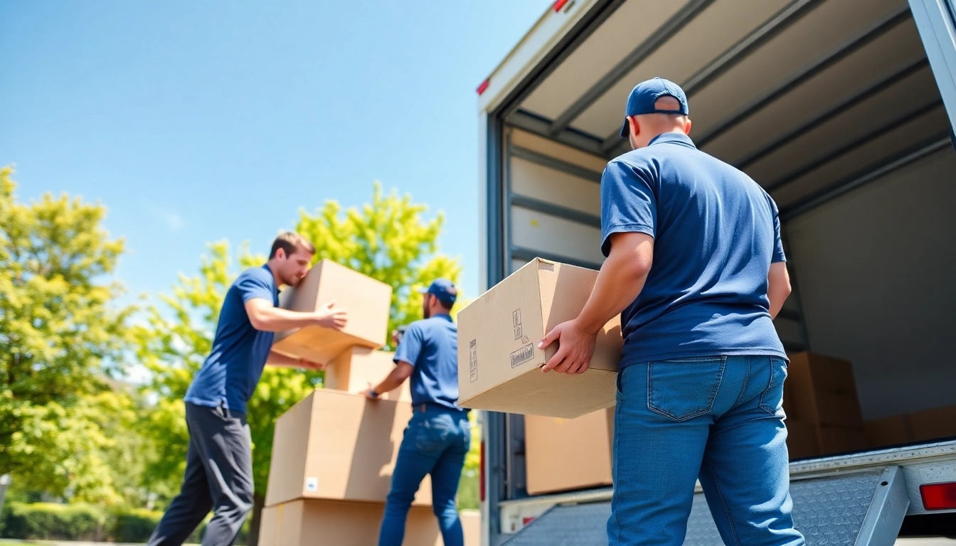 Expert queens ny movers efficiently loading a moving truck in Queens.