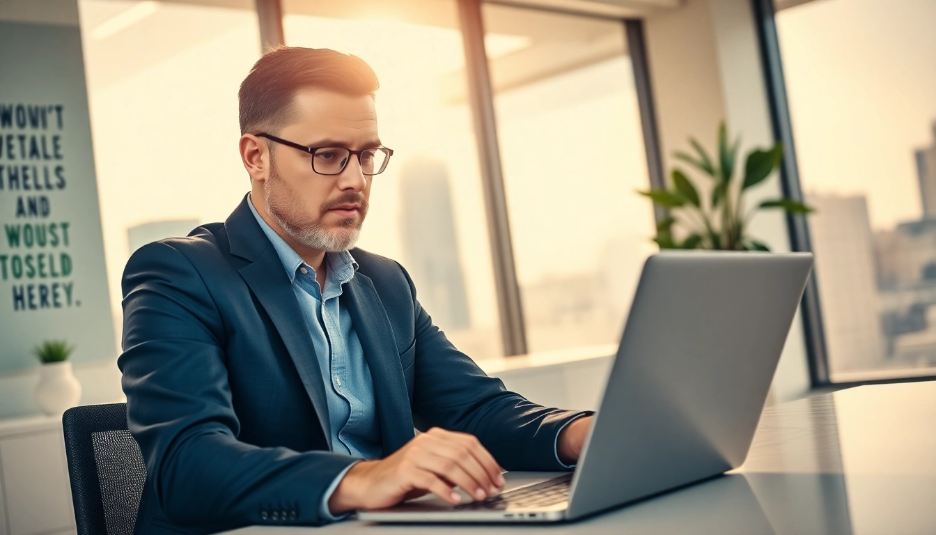 Auckland SEO specialist analyzing strategies in a modern office environment