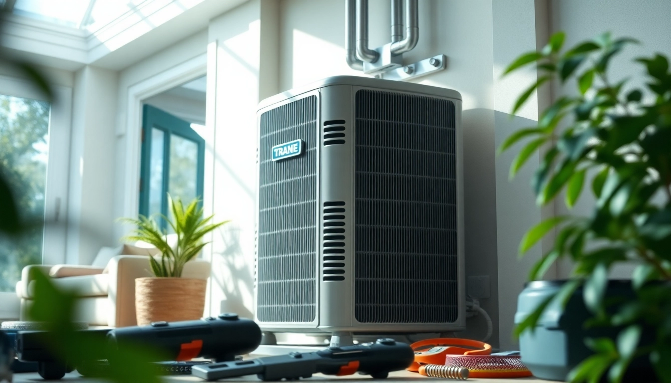 Install quality Trane Alberta systems in a modern home environment.