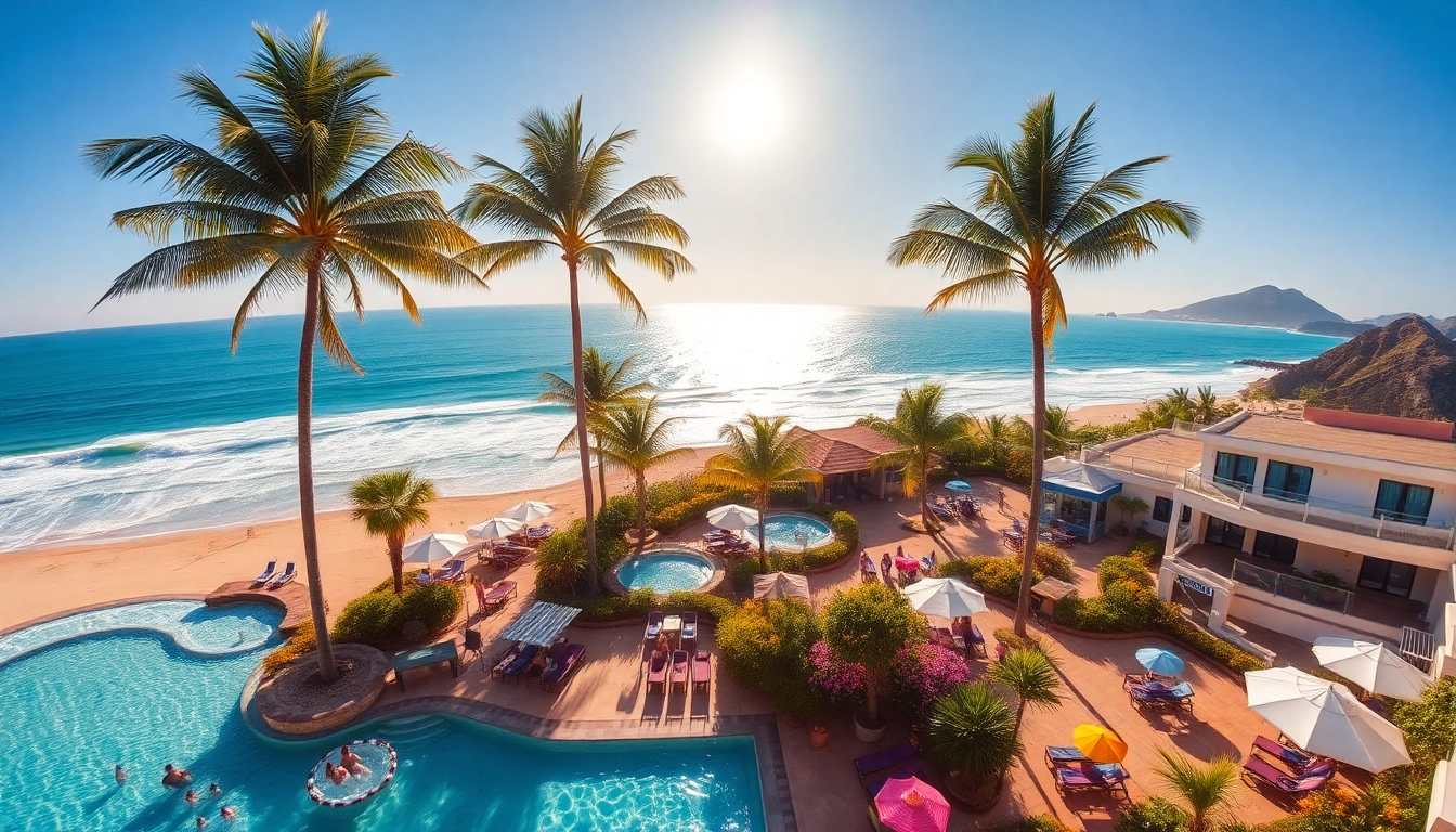 Families relaxing at a timeshare South Africa resort with stunning ocean views.