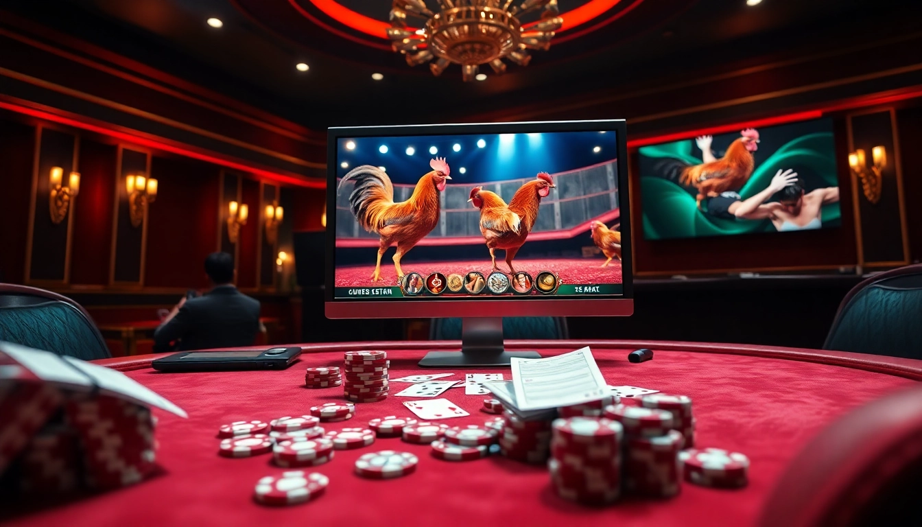 Experience direct cockfighting streaming at high quality with exciting betting options.