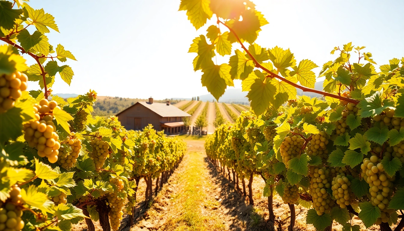 Experience the taste of Clarksburg wines through a picturesque vineyard landscape.