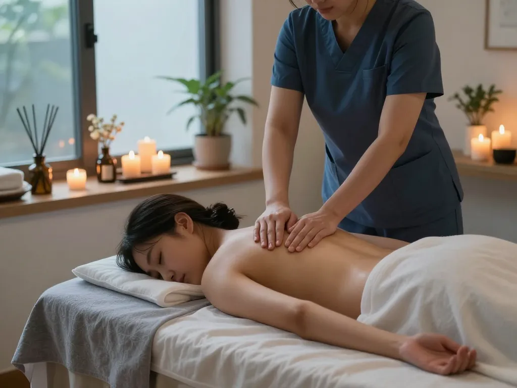 편안한 스파 환경에서 평화로운 동대문스웨디시 마사지 요법을 경험하세요.
