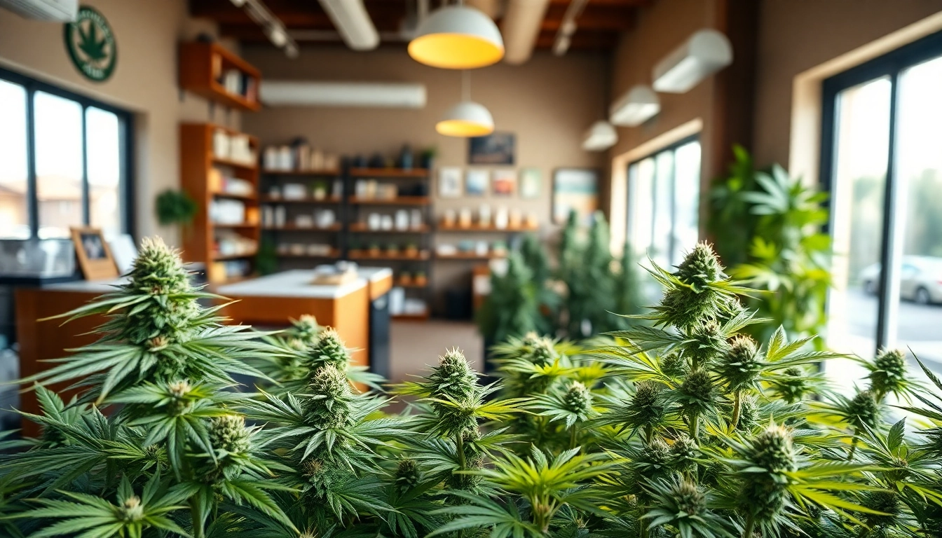 Find where to buy weed with vibrant displays and inviting shop interiors.