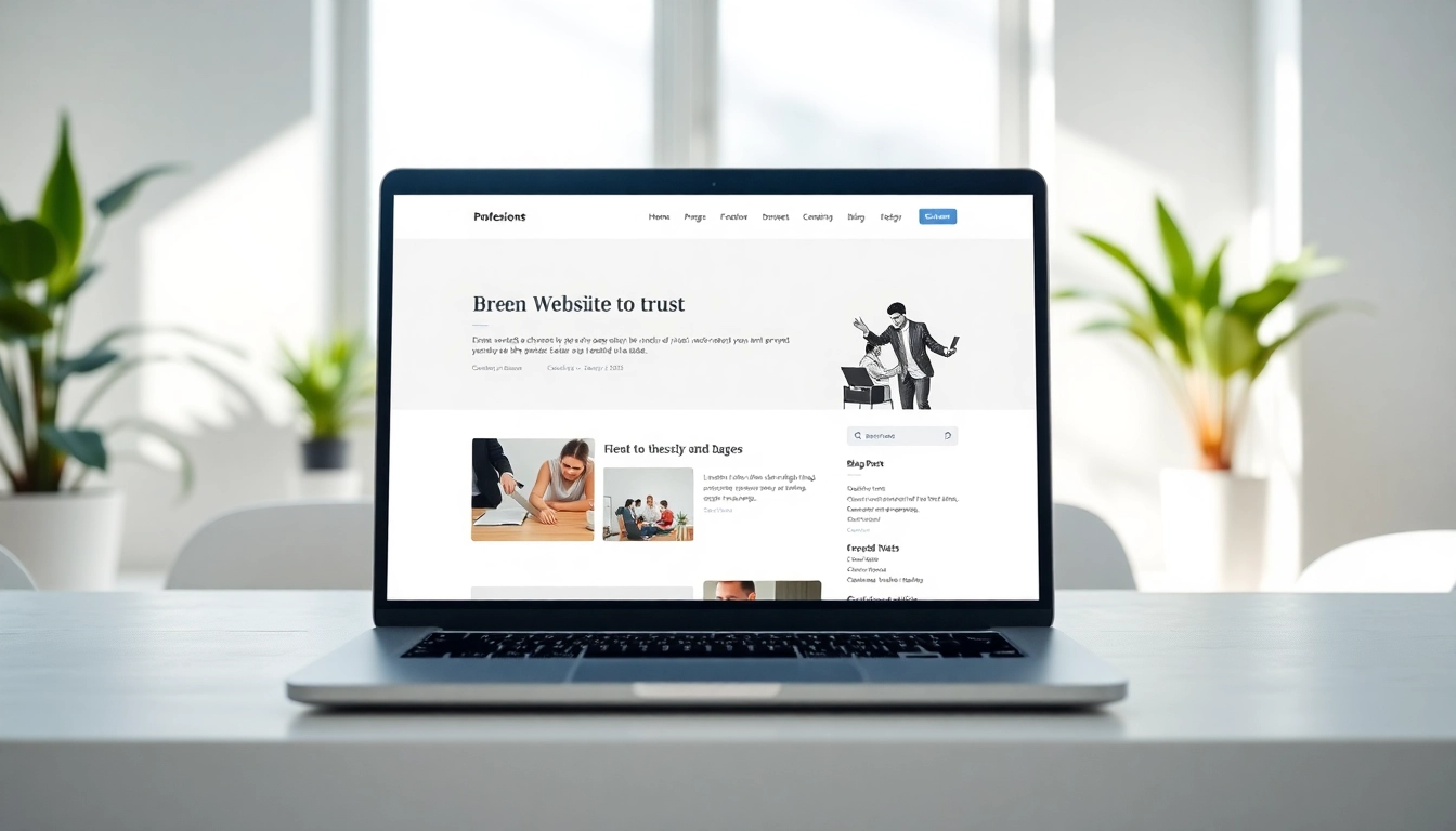Interactive design elements from https://www.ound-ound.com showcased on a modern workspace laptop.