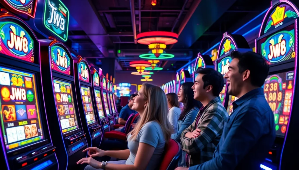 JW8 สล็อตแมชชีนสดใสในคาสิโนออนไลน์ที่มีผู้เล่นสนุกสนาน