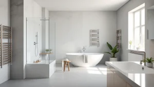 Sonni sanitär highlights modern bathroom designs with elegant fixtures and serene atmosphere.